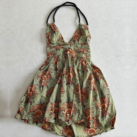 Kate Moss for Topshop Halterneck Kaftan Liberty Dress ASO Blake Lively - Picture 5 of 8